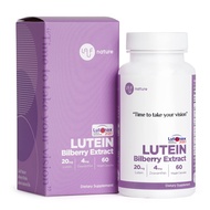 Lutein 20mg with Zeaxanthin 4mg and Bilberry Extract 100mg, Vitamin, Supports Vision and Macular Hea