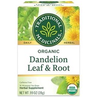Traditional Medicinals Organic Dandelion Leaf & Root Tea 有機蒲公英葉根茶 0.99oz / 28g (16小包)【032917002358】