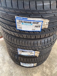 275/40R19 TOYO TIRES C1S🇯🇵 ราคา 2 เส้น ยางใหม่ผลิตญี่ปุ่น ปลายปี 2018 เนื้อยางใหม่กริ้บ ยางเกรดพรีเม