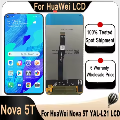 High Quality LCD For Huawei Nova 5T LCD Display Touch Screen Digitizer Assembly Parts For Huawei Nov