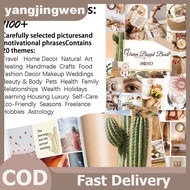 YANGWEN 1100+ Vision Board Book, Vision Board Supplies For Women, Vision Board Clip Art Book, Vision
