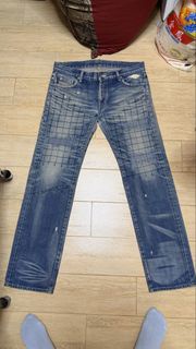 Neighborhood 08 grid L size 牛仔褲