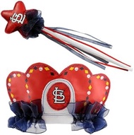 MLB St. Louis Cardinals Princess Tiara and Magic Wand Set