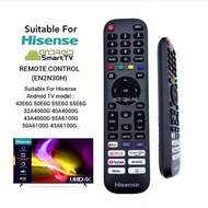 Replacement For HISENSE ANDROID SMART TV REMOTE CONTROL EN2N30H SUITABLE FOR 43E6G 50E6G 55E6G 65E6G