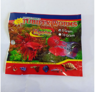 Kyoto Tubifex Worms cacing kering / Cacing Tubifex Kering Beku 5 Gram /makanan ikan cupang dan kura kura / Cacing Beku Pakan Ikan / Makanan Ikan / Cacing Beku Kering / Cacing Makanan Ikan Aquarium / Cacing sutra / Makanan Ikan Tropis dan Ikan Laut