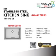 LEVANZO Kitchen Sink Galaxy Series #6047G-1.5