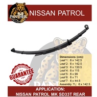 Molye / Leaf Spring Assembly for Nissan Patrol MK SD33T Rear (MATIBAY)