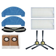 Compatible with iLife T20S Robot Vacuum Cleaner Main Brush/Side Brush/Dust Bag/Filter/Mop Cloth Spar