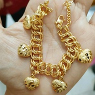 COP 916 EXACTLY KOREAN GOLD HAND CHAIN (BRACELET) 916 GOLD BRACELET 916 GOLD JEWELLERY