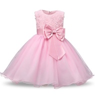 ZZOOI Kids Girl Elegant Weddings Pearl Petals Girl Christmas Dress Princess Party Pageant Lace Frock