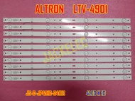 ใหม่ หลอดแอลอีดี led blacklight ALTRON รุ่น LTV-4901  เบอร์หลอด JS-D-JP4910-041EC    4LED X 10