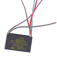 SaiDian 1Pcs CBB61 Capacitor 5 Wire 4uF+4uF+2.5uF Start Run Ceiling Fan 250V/300VAC 50/60Hz