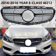 High Quality W212 GT Grille for Mercedes Benz E Class 2009-2013 ABS Front Car Grill 2014-2016