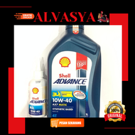 PAKET OLI SHELL AX7 MATIC 1 LITER PLUS OLI GARDAN MOTOR PCX 2018 VARIO 150 NMAX