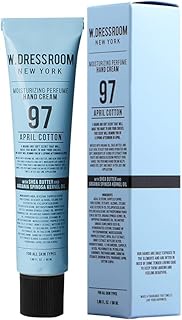W.Dressroom No.97 April Cotton Moisturizing Hand Cream for Dry Hands, Non-Greasy Korean Hand Lotion 