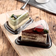 50/100pcs 6Inch Cake Box Cheesecake Box Slice Triangle Cake Container Box For Cake Tray