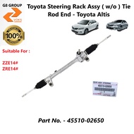 Toyota Steering Rack Assy ( w/o tie rod end ) - Toyota Altis ( 45510-02650 )