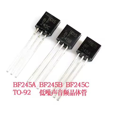 10PCS BF245A BF245B BF245C TO-92 BF245 F245C MOS FET