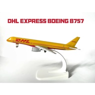 *upaq.ph*AIRLINE DHL EXPRESS BOEING B757 metal ALLOY TOY PLANE