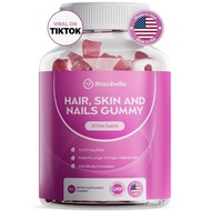 Rosabella Biotin Gummies (5000mg) for Hair, Skin & Nails Growth