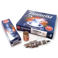 BUSI MOTOR SPARK PLUG RACING PLATINUM IRIDIUM CR6HGP CR6HIX SOUL GT FINO FI XRIDE X-RIDE 125 MIO FI 