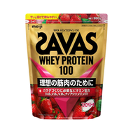 明治 - 【日本SAVAS】Whey Protein 100 蛋白粉 980g (清新士多啤梨味) 平行進口
