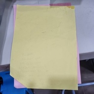 recycle yellow BOX A5 size paper