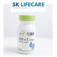 Nova Q10 + E Softgel – Coenzyme Q10 100mg + Vitamin E 100IU (30’s)   Expiry: November 2028 | Made in