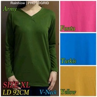 Jumbo XXL xxxl long sleeve women's t-shirt