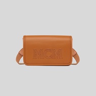 MCM Aren Camera Bag in Spanish Calf Leather Cognac MXZDATA15CO001