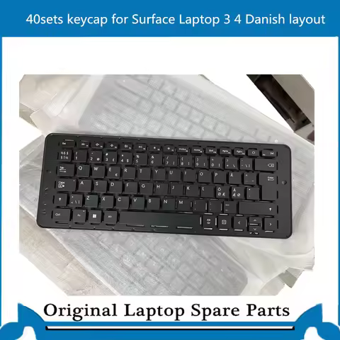 1set Keyboard Key Cap for Surface laptop 3 4 5 Keycap Danish Normay Layout