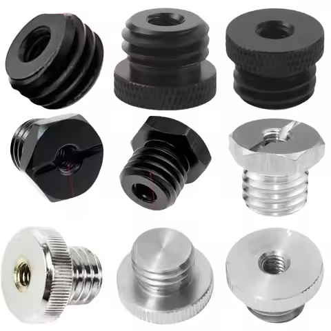 1x Conversion Screw 1/4 to 5/8 inch Coarse Thread Female to Male Camera Mount Adapter for Laser Leve