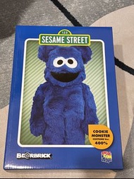 Bearbrick 400% 芝麻街 Cookie Monster