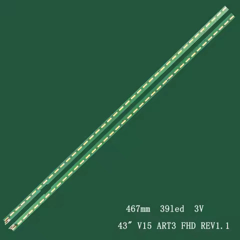 LED strip for 43" V15 ART3 FHD REV1.1 1 L Type R Type 43LX341C 43LX560H 43LX540S 43LX541H 43LF631V 6