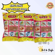 Ready Stock ‼️ SING SONG BRAND MAKANAN BURUNG / DRY PELLETS BIRD FOOD 450 G (BURUNG JAMBUL, TIONG MA