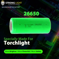 26650 rechargeable battery 3.7V-4.2V Li-Ion Flat Top Lithium Ion Recommend for Heavy Duty Flashlight