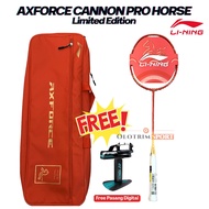 Badminton Racket NEW AXFORCE CANNON PRO HORSE Limited Edition Canon Racket Originallining