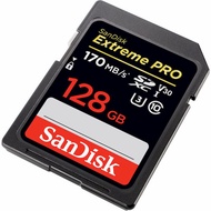 SanDisk Extreme Pro SDSDXXY-128G-GN4IN Memory Card With SDXC, 128GB, U3, C10, V30, UHS-I, 170MB/s R, 90MB/s W