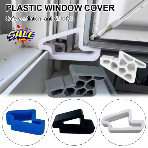1/2 Universal Window Limiter Wedge Gap Opener Adjustable Door Stay Wind Brace Stopper Anti-pinch Han