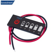 LOVESTREET 3.7V-29.4V 18650 Li-ion Lipo Lithium 12V Battery Level Indicator Tester Capacity Tester M
