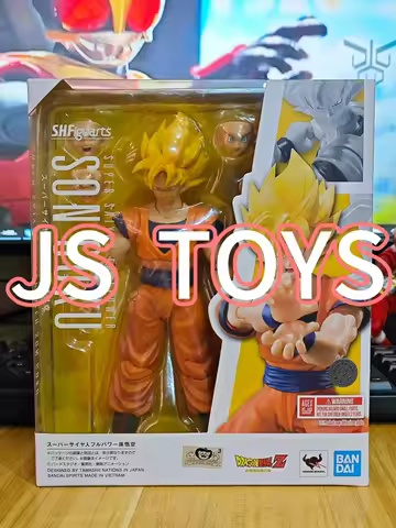 Bandai S.H.Figuarts SHF Dragon ball Z Super Saiyan Full Power Son Goku Figures Model Toys