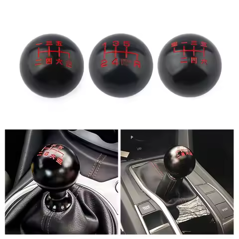 JDM style black 6 Speed M10X1.5/M10X1.25/M8X1.25 Gear Shift Knob For Honda Acura/TOYOTA/NISSAN2028