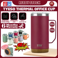 Tyeso Thermal Cup With Handle Grip 530ml/710ml Insulated Flask Vacuum Tumbler Business Office Water 