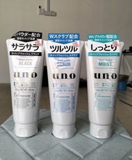130G 🇯🇵 Shiseido UNO Men Face Wash Whip Face Wash Facial Cleanser 深层清洁去角质洁面霜