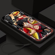 Xiaomi Mi 10T 11T Pro 12T 11 12 Lite Cartoon One Piece Phone Case Square Soft Silicone Shockproof Casing