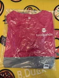 Foodpanda 粉紅色圓領短袖T-shirt T恤 運動衫 (Size S)