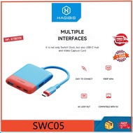 Hagibis SWC05 Switch Video Capture Card, Nintendo Switch/OLED Portable TV Base, Gaming, Laptop Expansion Base