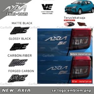 CarRefit Perodua Axia 2023-2025 Car SE Logo emblem pnp accessories