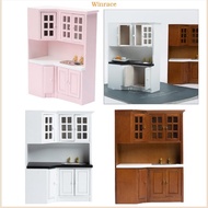 WRC Dollhouses Kitchen Cabinet 1 12 Scale Miniature Furniture for Kitchen Room Decors