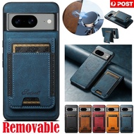 For Google Pixel 8 7 6 Pro 6A 7A Case Wallet Card Holder Magnetic MagSafe Cover